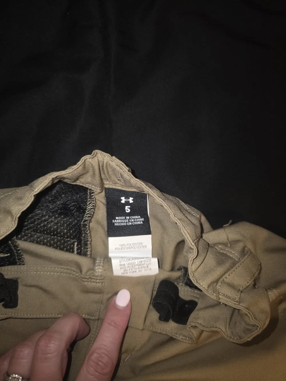 Under Armour Boys' Tan Elastic Waist Shorts